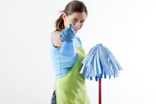Professional Wandsworth cleaner cleaning a home interior