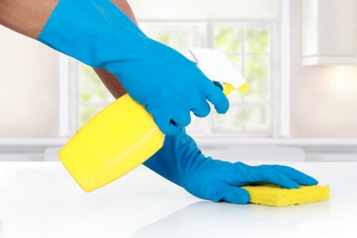 Professional office cleaning for a Wandsworth workplace reception area