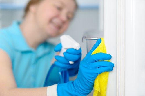 Deep cleaning a corner sofa in a Wandsworth home or flat