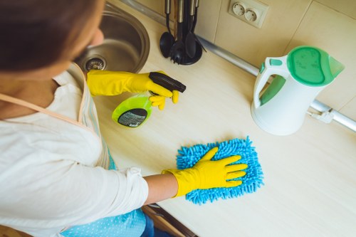 Final dust removal and surface cleaning after building work in Wandsworth