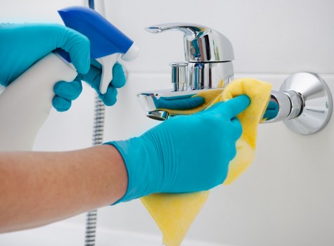 After builders cleaning for a commercial space in Wandsworth