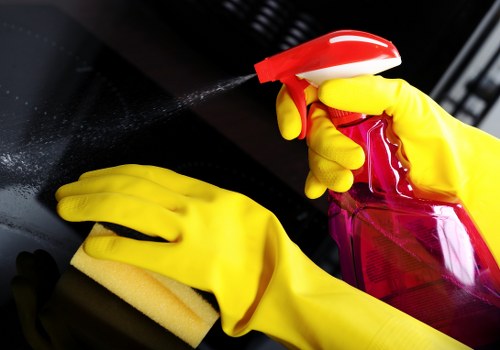 Deep cleaning the inside of an oven and glass door