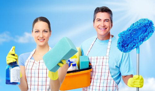 Bathroom move out cleaning in a Wandsworth rental property