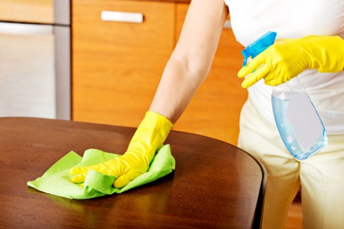 Local cleaning team carrying out a move in clean in Wandsworth